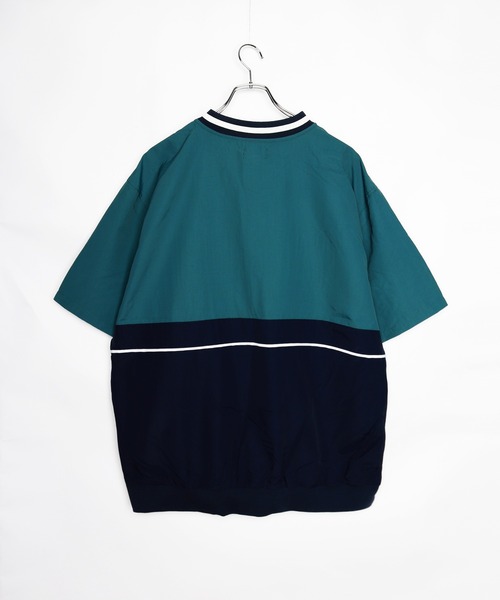 WESTSEA（ウエストシー）の「半袖Vネック ナイロンプルオーバー