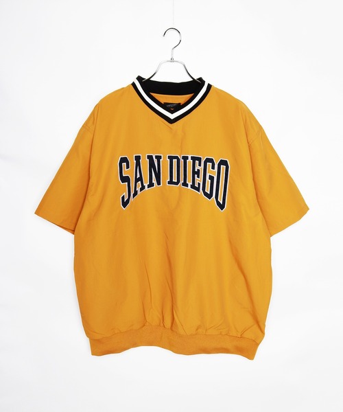 WESTSEA（ウエストシー）の「半袖Vネック　ナイロンプルオーバー　/ブロークコア（ナイロンジャケット・メンズ・ネイビー/オフホワイト/ブルーグリーン/ブルー系その他2/イエロー/パープル系その他/イエロー系その他/ブラック/ブルー系その他・M/L）」の21枚目の写真