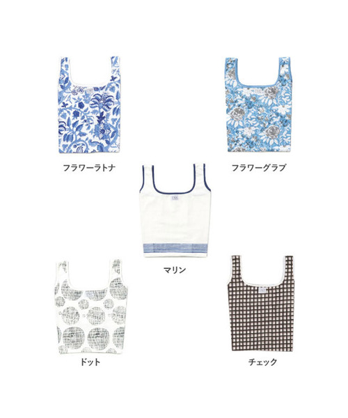 Creer(クレエ)の「クレエ Creer / マルシェミニバッグ(エコバッグ/サブバッグ・レディース・ドット/チェック/その他/その他4・FREE)」の10枚目の写真
