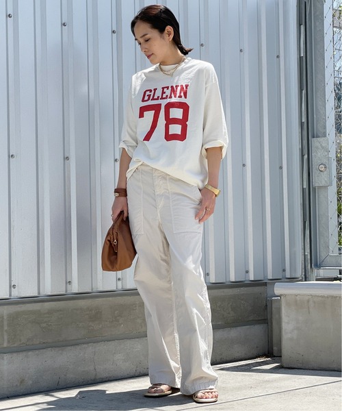 R JUBILEE（アールジュビリー）の「【R JUBILEE / アールジュビリー】ナンバリングTシャツ（Tシャツ/カットソー・レディース・ホワイト/ネイビー・FREE）」の9枚目の写真