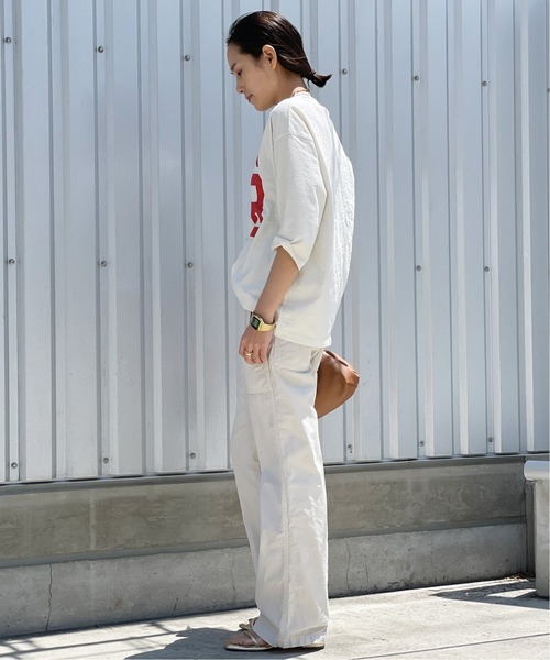 R JUBILEE（アールジュビリー）の「【R JUBILEE / アールジュビリー】ナンバリングTシャツ（Tシャツ/カットソー・レディース・ホワイト/ネイビー・FREE）」の14枚目の写真