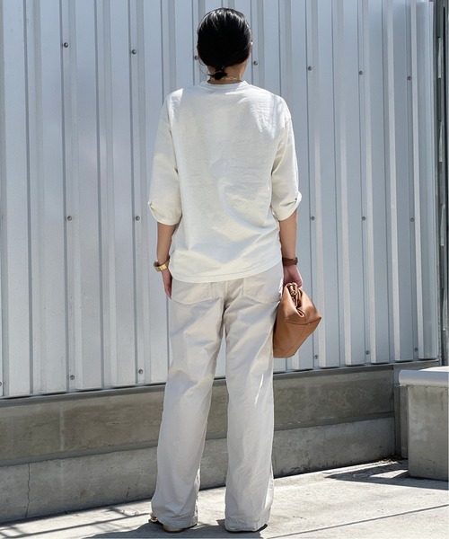 R JUBILEE（アールジュビリー）の「【R JUBILEE / アールジュビリー】ナンバリングTシャツ（Tシャツ/カットソー・レディース・ホワイト/ネイビー・FREE）」の3枚目の写真