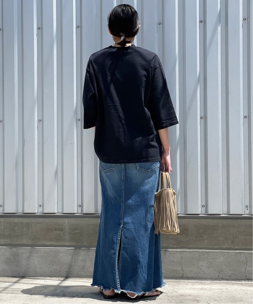 R JUBILEE（アールジュビリー）の「【R JUBILEE / アールジュビリー】ナンバリングTシャツ（Tシャツ/カットソー・レディース・ホワイト/ネイビー・FREE）」の22枚目の写真