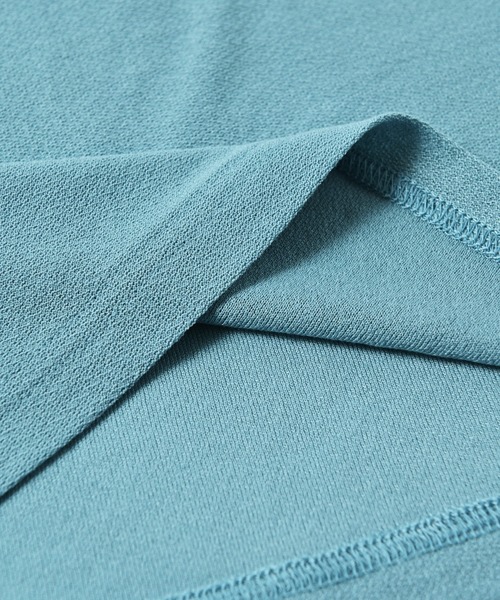 CALMIA(カルミア)の「フリルカラーノースリーブカットソー(80~150cm)(Tシャツ/カットソー・キッズ・チャコール/ライトブルー/ピンク/レッド・90/95/100/110/120/130/140/150/80)」の8枚目の写真