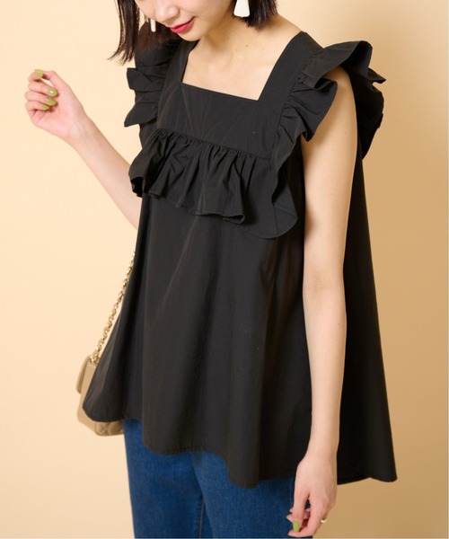 U by SPICK&SPAN(ユーバイスピックアンドスパン)の「フリルブラウス(シャツ/ブラウス・レディース・ホワイト/ブラック/アイボリー・FREE)」の12枚目の写真