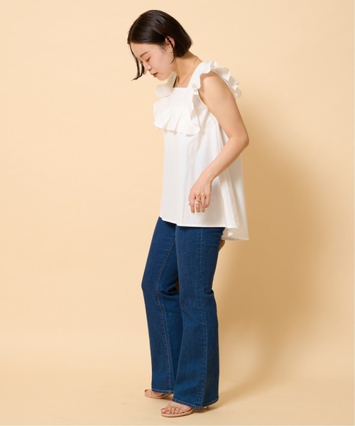 U by SPICK&SPAN(ユーバイスピックアンドスパン)の「フリルブラウス(シャツ/ブラウス・レディース・ホワイト/ブラック/アイボリー・FREE)」の21枚目の写真