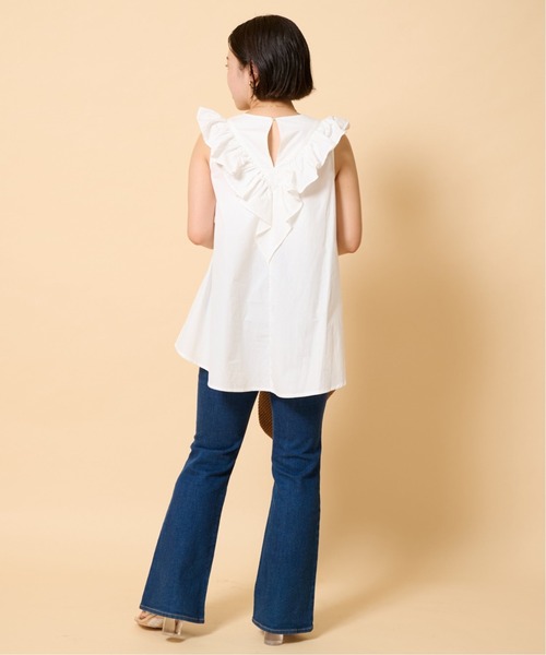 U by SPICK&SPAN(ユーバイスピックアンドスパン)の「フリルブラウス(シャツ/ブラウス・レディース・ホワイト/ブラック/アイボリー・FREE)」の13枚目の写真