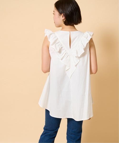 U by SPICK&SPAN(ユーバイスピックアンドスパン)の「フリルブラウス(シャツ/ブラウス・レディース・ホワイト/ブラック/アイボリー・FREE)」の18枚目の写真