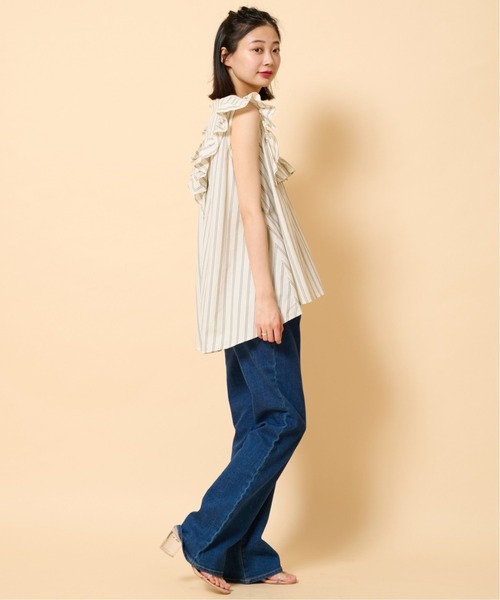 U by SPICK&SPAN(ユーバイスピックアンドスパン)の「フリルブラウス(シャツ/ブラウス・レディース・ホワイト/ブラック/アイボリー・FREE)」の19枚目の写真