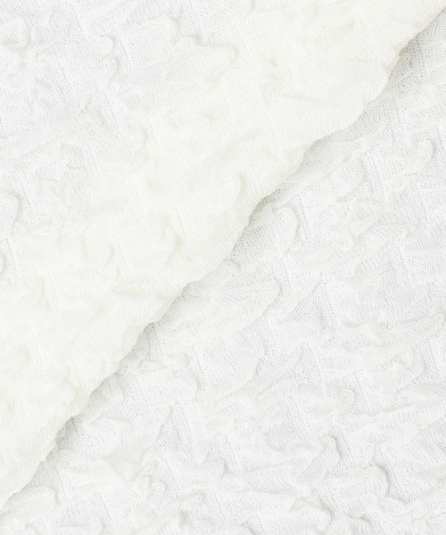 B.C STOCK(ベーセーストック)の「フクレカットプルオーバー(Tシャツ/カットソー・レディース・ホワイト/ブラック/イエロー・FREE)」の18枚目の写真