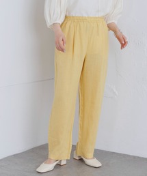 PUAL CE CIN | 麻キャンバスリラックスパンツ(その他パンツ)