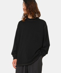 marka | marka / マーカ：POCKET TEE L/S - 60//2 organic cotton compact knit -：M22C-03CS02C[COR](Tシャツ/カットソー)