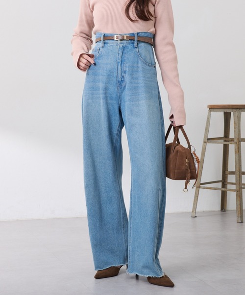 ブルージュデニム　Q.anos キュアノス　カーブデニム ブルージュデニム Q.anos キュアノス カーブデニム Q.anos/ブルージュ