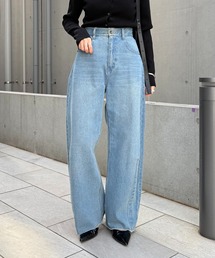 COLLAGE GALLARDAGALANTE（コラージュガリャルダガランテ）の「Q.anos/ブルージュデニム/WEB限定/新サイズ展開（デニムパンツ）」