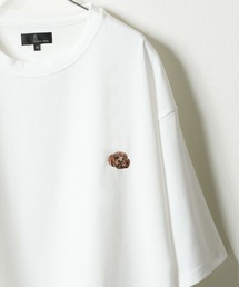 ZIP FIVE | 【ZIP FIVE】 動物刺繍 ワンポイント ビッグシルエット 半袖 Tシャツ(Tシャツ/カットソー)