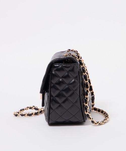 WEGO(ウィゴー)の「WEGO/キルティングフラップショルダーバッグ(ショルダーバッグ・レディース・オフホワイト/ブラック・FREE)」の14枚目の写真