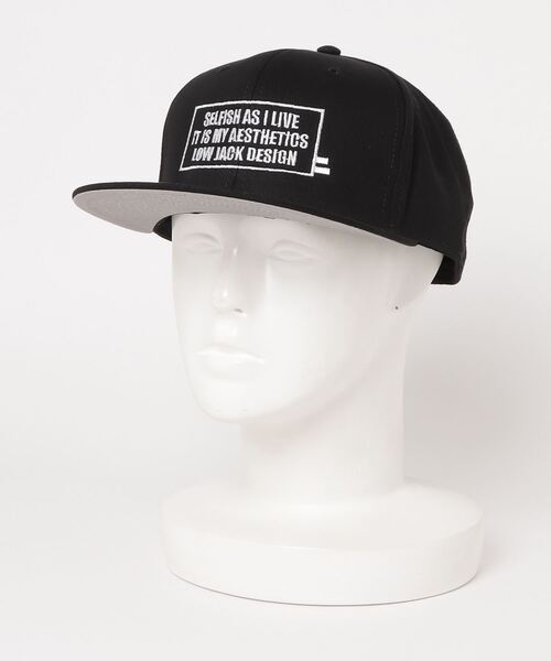 LOW JACK DESIGN（ロウジャックデザイン）の「LOW JACK DESIGN ベースボールロゴキャップ（キャップ・メンズ・ブラック系その他/ブラック系その他2/ブラック系その他3・FREE）」の4枚目の写真