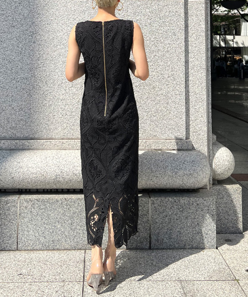 JENNE(ジェンヌ)の「総レースタイトワンピース(ワンピース・レディース・ホワイト/ブラック・SMALL/MEDIUM/X-LARGE/LARGE)」の15枚目の写真