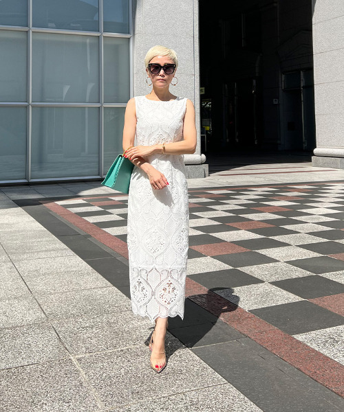 ♡JENNE♡ジェンヌ 　トレンチデザイン ノースリーブワンピース Vネック ノースリーブニットワンピース｜JENNE(ジェンヌ)公式