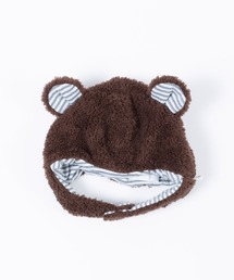 ボアフリース素材のくま耳帽子(S)