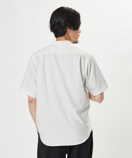 EDIFICE（エディフィス）の「“RIRANCHA(R) / リランチェ” リネンライク バンドカラー 半袖シャツ（シャツ/ブラウス・メンズ・ホワイト/ベージュ/グリーン系その他/ネイビー/イエロー・SMALL/MEDIUM/LARGE/X-LARGE）」の17枚目の写真