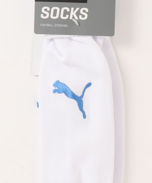 PUMA（プーマ）の「《PUMA》ラインイリ ジュニア ストッキング 729882（ソックス/靴下・キッズ・ホワイト×ブルー/ブルー/ホワイト/ブラック・21/24/18）」の5枚目の写真