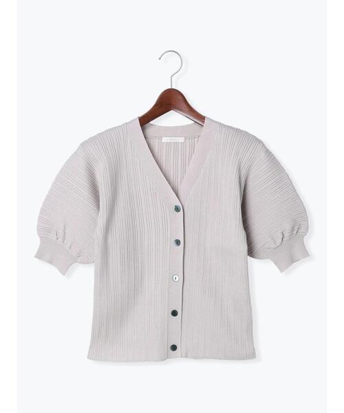 Te chichi（テチチ）の「ボリュームスリーブニットカーディガン（カーディガン/ボレロ・レディース・ベージュ/ネイビー/グリーン・ﾌﾘ-）」の19枚目の写真