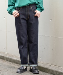 NAVY | GOOD STYLE JEANS ストレートデニムパンツ(デニムパンツ)
