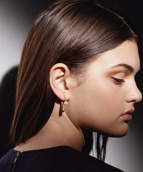 CENE（セネ）の「【CENE】セネ/ 2wayパールアイシクルピアス（ピアス（両耳用）・レディース・シルバー/ゴールド/ピンクゴールド・FREE）」の18枚目の写真