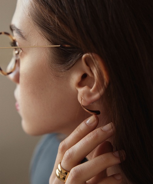 CENE（セネ）の「【CENE】セネ/ 2wayパールアイシクルピアス（ピアス（両耳用）・レディース・シルバー/ゴールド/ピンクゴールド・FREE）」の6枚目の写真