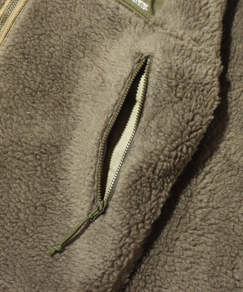 THE NORTH FACE PURPLE LABEL（ザ ノースフェイス パープルレーベル）の「THE NORTH FACE PURPLE LABEL Wool Boa Fleece Field Jacket / ザ ノース フェイス パープルレーベル ウール ボア フリース フィルド ジャケット（その他アウター・メンズ・ベージュ/ブラック/オリーブ・M/L/XL/S/WS）」の10枚目の写真