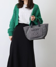 COOCO（クーコ）の「ＳＭＩＬＥＹ／コーデュロイ刺繍トートバッグ（トートバッグ）」