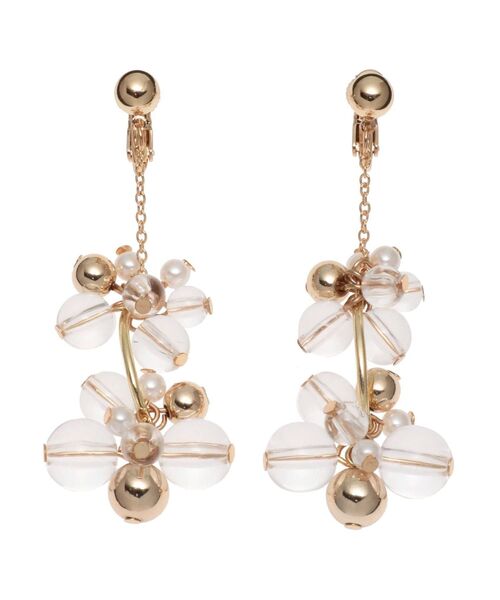 MERCURYDUO（マーキュリーデュオ）の「アクリルシードイヤリング（イヤリング・レディース・シルバー/ゴールド・FREE）」の2枚目の写真