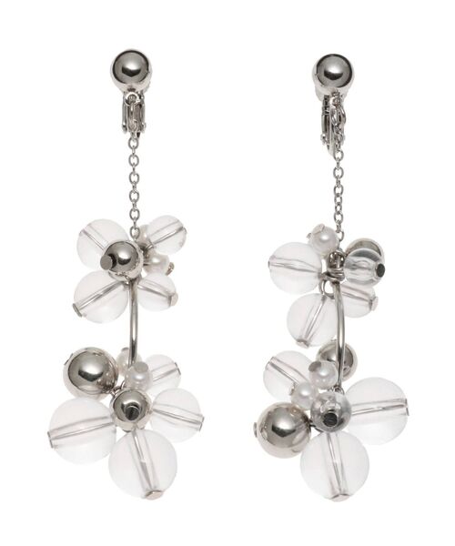 MERCURYDUO（マーキュリーデュオ）の「アクリルシードイヤリング（イヤリング・レディース・シルバー/ゴールド・FREE）」の3枚目の写真