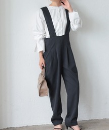 KOBE LETTUCE | ハイウエストテーパードサロペット(サロペット/オーバーオール)