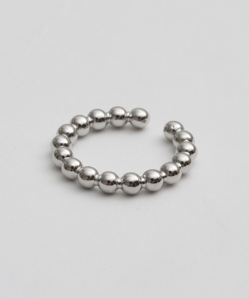 Geel（ギール）の「Geel/ニュアンス ボールリング（リング・レディース・シルバー/ゴールド・FREE）」の4枚目の写真