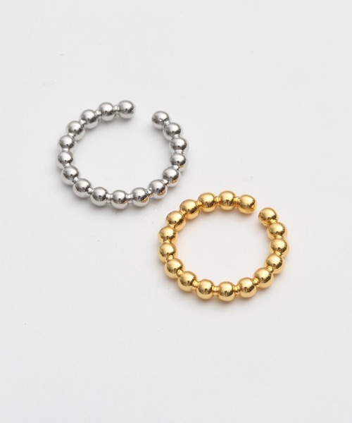 Geel（ギール）の「Geel/ニュアンス ボールリング（リング・レディース・シルバー/ゴールド・FREE）」の6枚目の写真