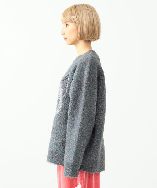 mmts(マミタス)の「<UNISEX>mmts / フェイス猫 ニット(ニット/セーター・レディース・ベージュ/ピンク/ブルー・M/L)」の21枚目の写真