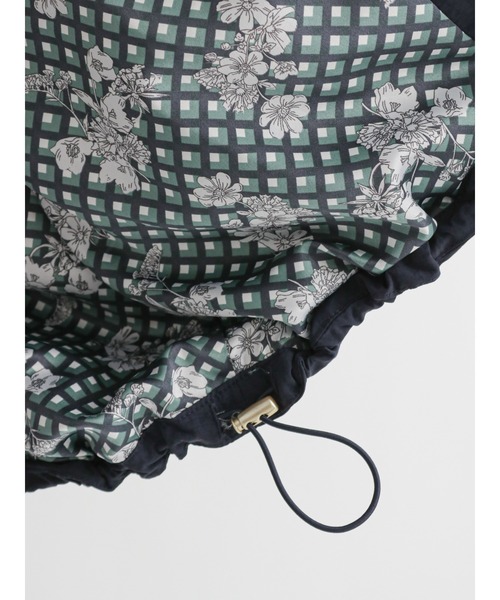 Te chichi TERRASSE（テチチテラス）の「【日比谷花壇コラボ】ノーカラーブルゾン（ブルゾン・レディース・ベージュ/ネイビー・ﾌﾘ-）」の21枚目の写真