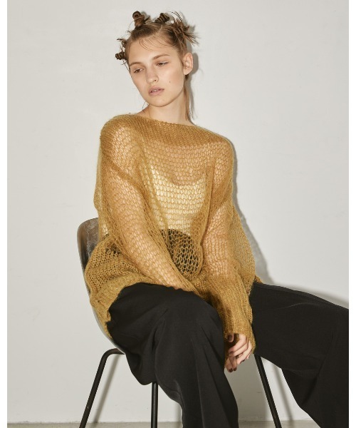 TODAYFUL（トゥデイフル）の「ロウゲージモヘアニット（ニット