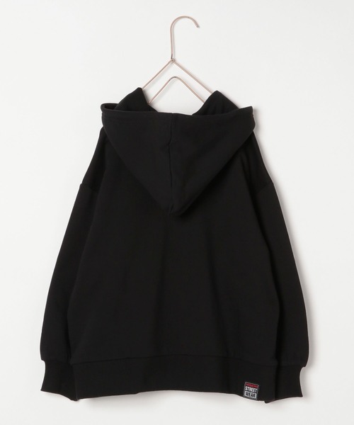 LOWRYS FARM（ローリーズファーム）の「ＶＩＳＩＯＮロゴパーカー　165252（パーカー・キッズ・ブラック/レッド・130cm/150cm/110cm）」の10枚目の写真