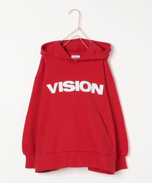 LOWRYS FARM（ローリーズファーム）の「ＶＩＳＩＯＮロゴパーカー　165252（パーカー・キッズ・ブラック/レッド・130cm/150cm/110cm）」の13枚目の写真