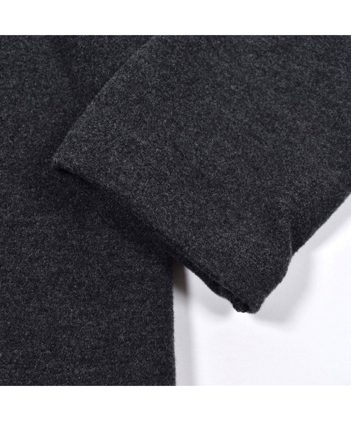 BeBe(ベベ)の「BeBe/日本製ミップストレッチスウェードハイネックTシャツ(80~150cm)(Tシャツ/カットソー・キッズ・グレー/エンジ/オフホワイト・130/150/100/120/90/110/140/80)」の8枚目の写真