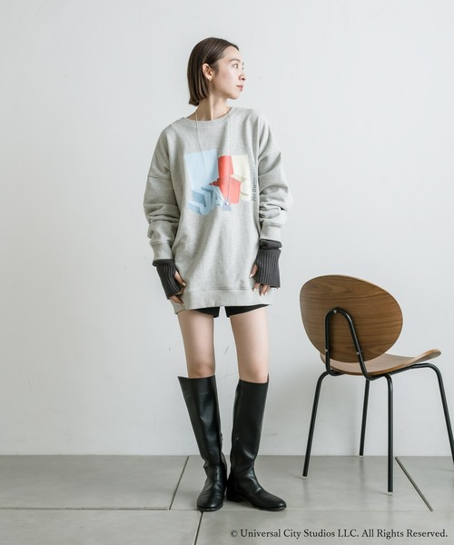 mystic(ミスティック)の「JAWS / スウェット(スウェット・レディース・チャコールグレー/オフホワイト・FREE)」の13枚目の写真