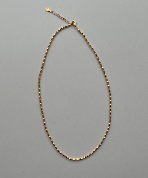 CANAL JEAN（キャナルジーン）の「Pt　ビーディングネックレス（ネックレス・レディース・シルバー/ゴールド・ONE SIZE）」の7枚目の写真