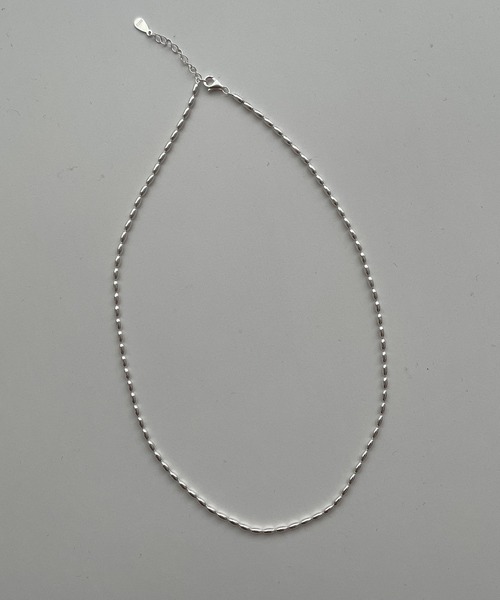 CANAL JEAN（キャナルジーン）の「Pt　ビーディングネックレス（ネックレス・レディース・シルバー/ゴールド・ONE SIZE）」の6枚目の写真