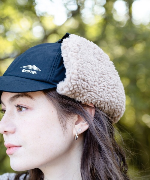 OUTDOOR PRODUCTS（アウトドアプロダクツ）の「【OUTDOOR PRODUCTS/アウトドアプロダクツ】アビエイターキャップ（キャップ・メンズ・カーキ/ベージュ/ブラック・FREE）」の2枚目の写真