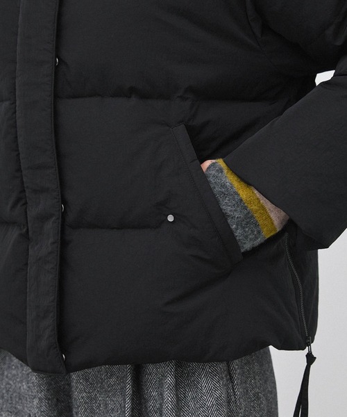 PUBLIC TOKYO（パブリックトウキョウ）の「ショートダウンジャケット（ダウンジャケット/コート・レディース・アイボリー/ブラック・FREE）」の21枚目の写真