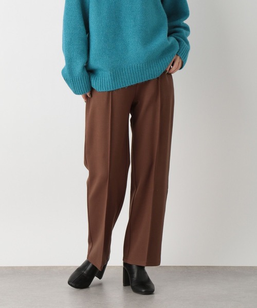 ソリード　スラブポンチパンツ　ストレッチ　ジャージーパンツ　サイズ2 美品 LOWRYS FARM（ローリーズファーム）の「スタイルUPポンチ
