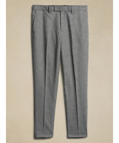 BANANA REPUBLIC FACTORY STORE(バナナリパブリック ファクトリーストア)の「BANANA REPUBLIC FACTORY STORE テーラードフィットスーツパンツ(スラックス・メンズ・ブラック×ホワイト・31/32/32/32/28/32/29/32/30/32/33/32/34/32)」の5枚目の写真